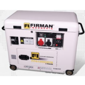 FIRMAN SILENT GASOLINE GENERATOR / PEMBANGKIT LISTRIK SILENT BENSIN FPG12000STE